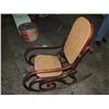 Image 3 : VINTAGE BENTWOOD BENT WOOD ROCKER CANE SEAT