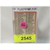 Image 2 : 1969 TOPPS #412 MANTLE CHECKLIST CARD