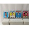 Image 1 : LOT 4 1971-72 TOPPS BASKETBALL STAR PLAYER CARDS