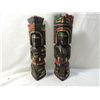 Image 1 : LOT 2 WOODEN TOTEM STATUARY