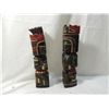 Image 3 : LOT 2 WOODEN TOTEM STATUARY
