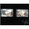 Image 3 : GERMAN SILVER BISON BAR 1 TROY OUNCE