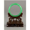 Image 1 : Chinese Emerald Green Translucent Jadeite Bangle