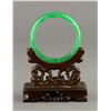 Image 2 : Chinese Emerald Green Translucent Jadeite Bangle