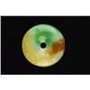 Image 1 : Very Fine Chinese Tri Tone Jadeite Round Pendant