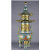 Image 1 : Fine Chinese Qing Period Cloisonne Censer Qianlong