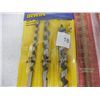 Image 3 : 5-Irwin Wood Auger Bits and 4-Irwin Extensions