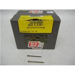 Grip Rite Coated Sinkers, 16D 1 7/8" Long