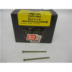 Grip Rite Coated Sinkers, 12D 3 1/8"
