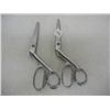 Image 1 : 2 Pairs of Metal Scissors, made in Italy