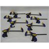 Image 1 : (8) 6" Irwin Quick Grip Bar Clamps