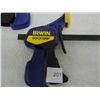 Image 2 : (8) 6" Irwin Quick Grip Bar Clamps