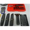 Image 2 : Hitachi Modular Drill & Driver Set, 1 Missing, Small Screwdriver Set, Box Cutters, and Other Misc. T