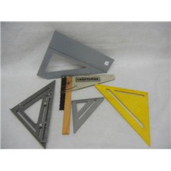 (4) 12" Corner Squares and (1) 6" Corner Square