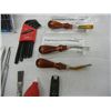 Image 3 : 2 Sets of Allen Wrenches, Electronic Screwdriver Set, and Other Misc. Tools