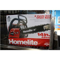 HOMELITE 14" GAS CHAINSAW