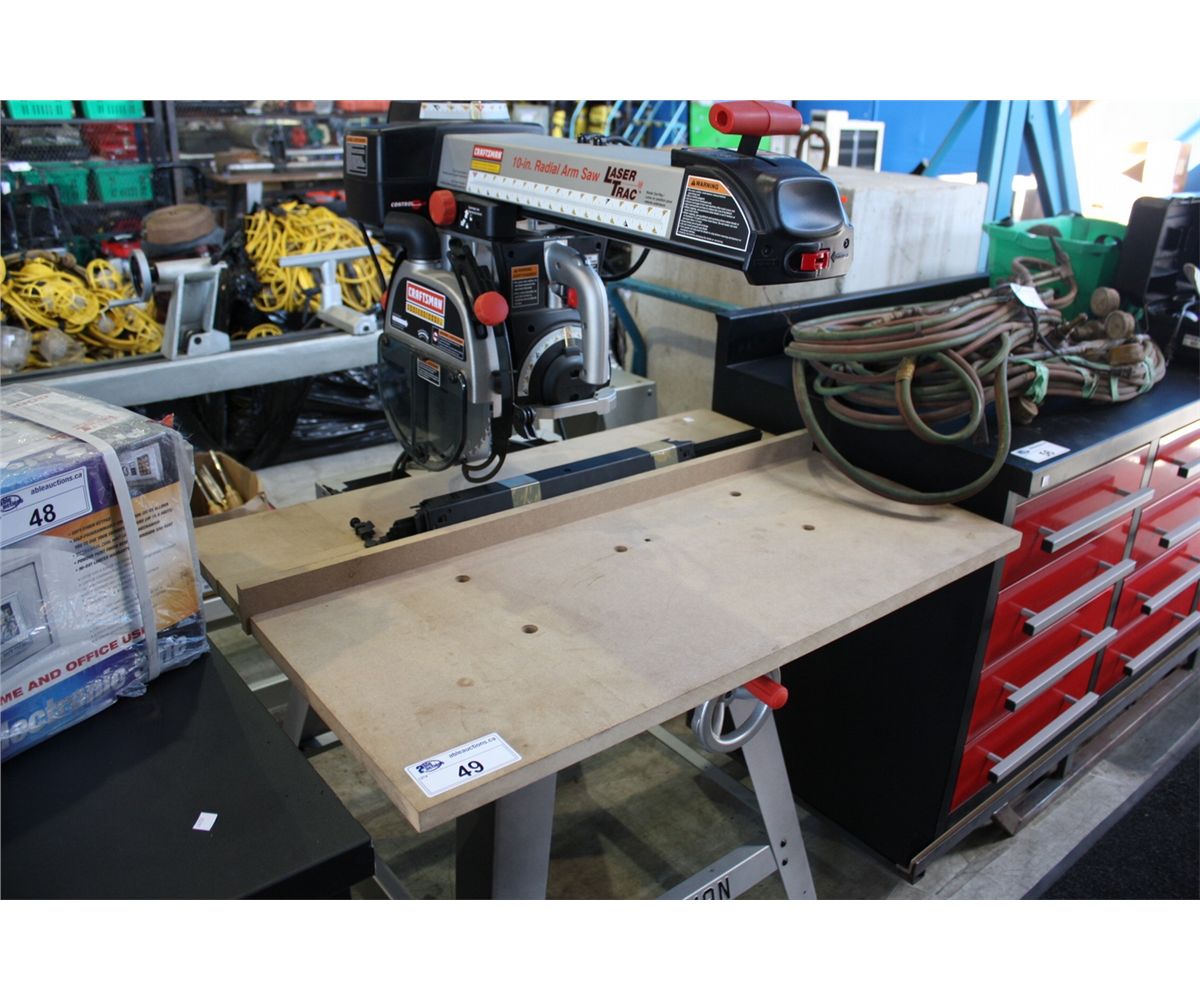 CRAFTSMAN PROFESSIONAL 10" RADIAL ARM SAW WITH LASER TRACK