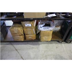 LOT OF ASSORTED SCREWS AND SPIRAL NAILS