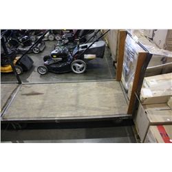 LARGE METAL MOBILE WAREHOUSE CART