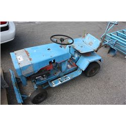 BLUE GAS POWERED MINI BACK HOE TRACTOR