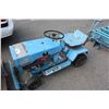 Image 1 : BLUE GAS POWERED MINI BACK HOE TRACTOR