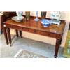Image 1 : Early 19th Century Gillow style mahogany tray top dressing table having a moulded edge, two drawe...