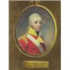 19th Century oval miniature - Portrait of a gentleman in military uniform - William Johnston of L...
