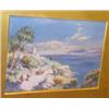 Image 1 : Charles Rowbotham - 19th Century watercolour - The Bay of Spezia from near Lerici, signed, 12.5cm...
