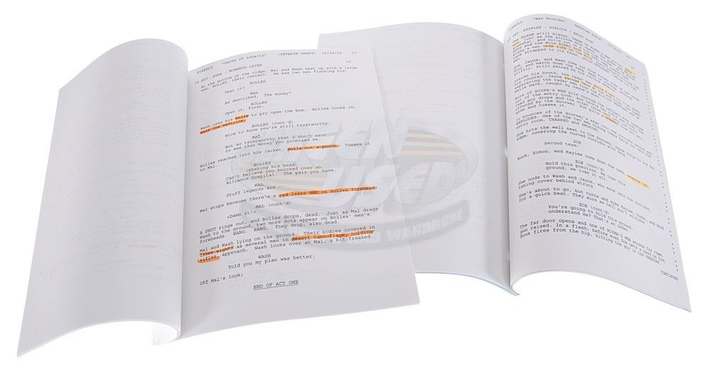 Firefly (TV) - Prop Master's Scripts
