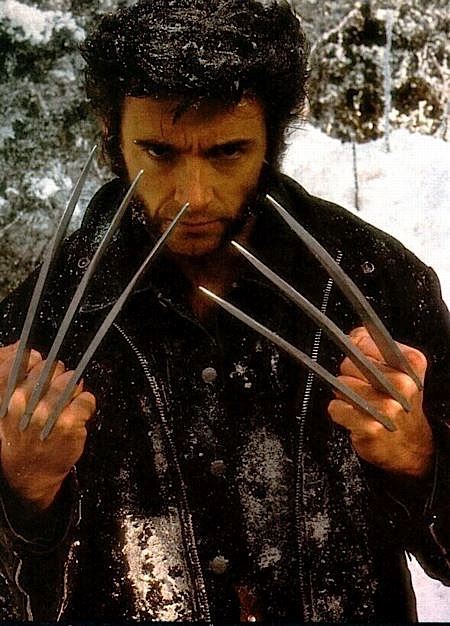 X-men Movie Hugh Jackman as Wolverine with Claw slashing action X-men Movie Hugh Jackman as Wolverine with Claw slashing action