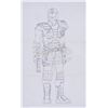 Image 2 : Judge Dredd - Concept Costume Artwork for Stallone (Production Copy)
