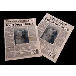 Muppets Most Wanted - Prop Newspapers Featuring Kermit The Frog