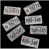 Image 1 : Red - Collection of Prop License Plates