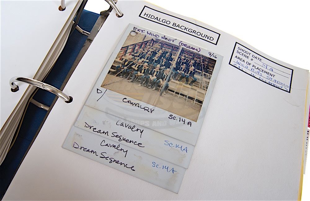 Hidalgo - Production Used Continuity Binder
