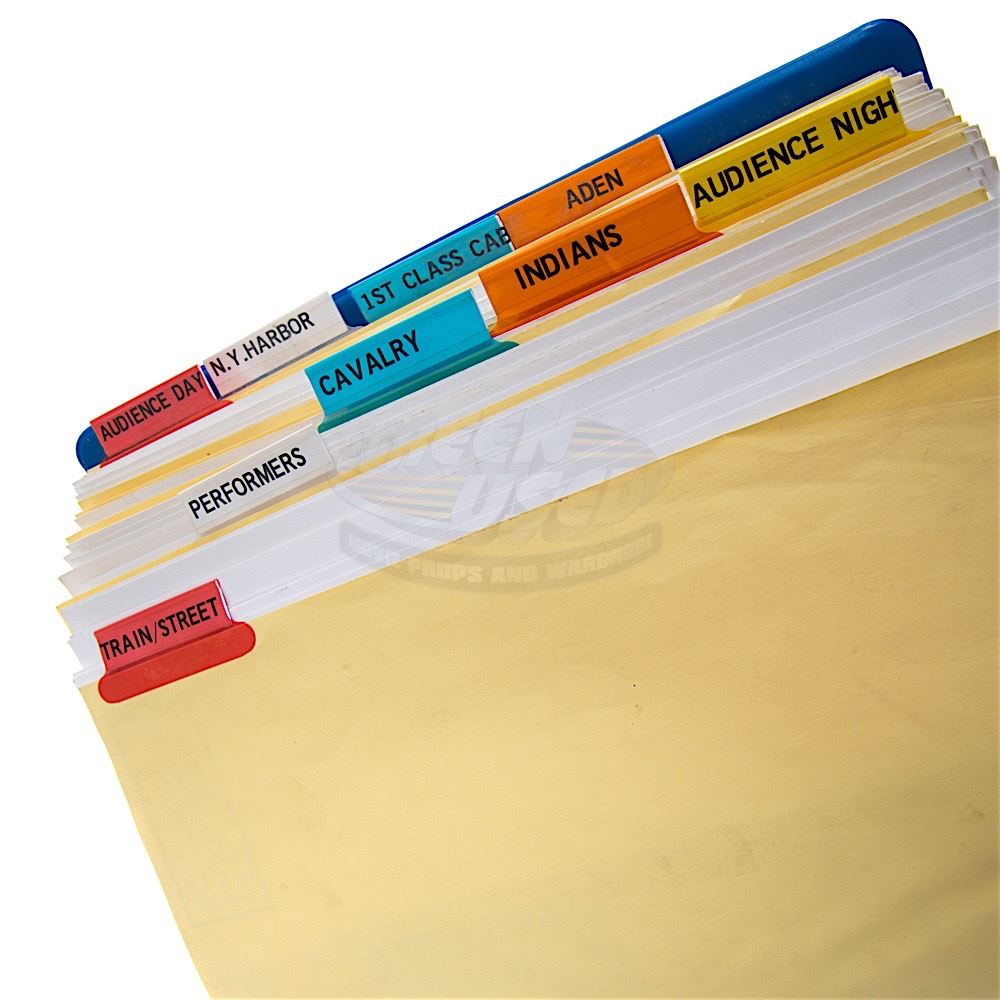 Hidalgo - Production Used Continuity Binder