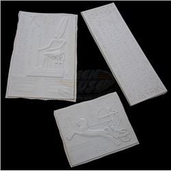 Mummy, The - Large Miniature Egyptian Motif Vacuform Wall Panels