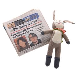 Prisoners - Prop Newspaper & Stuffed Toy