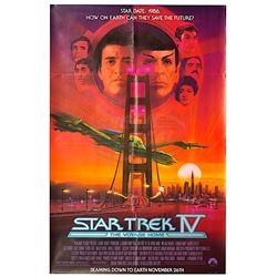 Star Trek IV: The Voyage Home - Original Advance Subway Poster