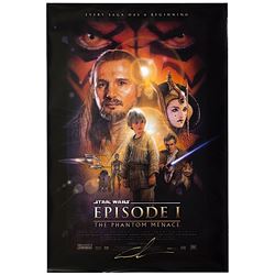 Star Wars: Episode I - The Phantom Menace - Original Release One-Sheet Poster Autographed by George 