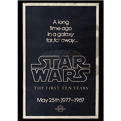 Star Wars: Episode IV - A New Hope - 10th Anniversary Gold Mylar One Sheet