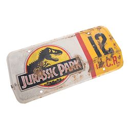 Jurassic Park - Jeep License Plate #12