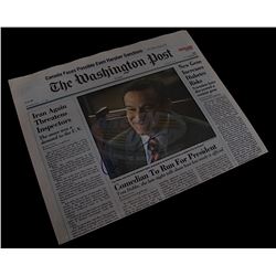 Man of the Year - Robin Williams Autographed Prop Newspaper