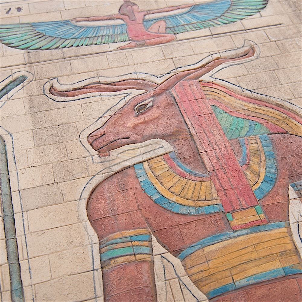 Mummy, The Large Miniature Egyptian Motif Wall Panels