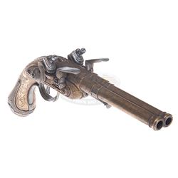 Pirates of the Caribbean: Curse of the Black Pearl - Double Barrel Flintlock Pistol