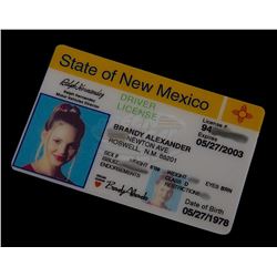 Roswell (TV) - Isabel's "Fake" Drivers License (Katherine Heigl)