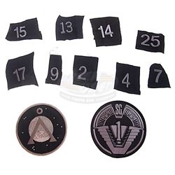 Stargate SG-1 (TV) - SG-1 Uniform Patches & Spare Numbers