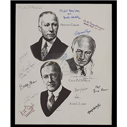 Various Productions - Autographed Paramount Pictures Hollywood Heritage Poster