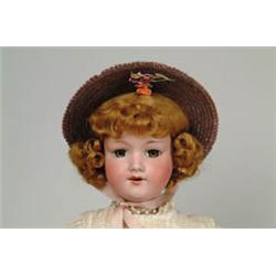 23  ARMAND MARSEILLE BISQUE SOCKET HEAD DOLL.