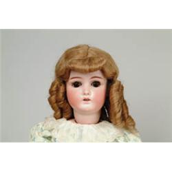 23" GERMAN BISQUE SOCKET HEAD DOLL.