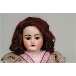 17" ERNST HEUBACH SHOULDER HEAD DOLL.